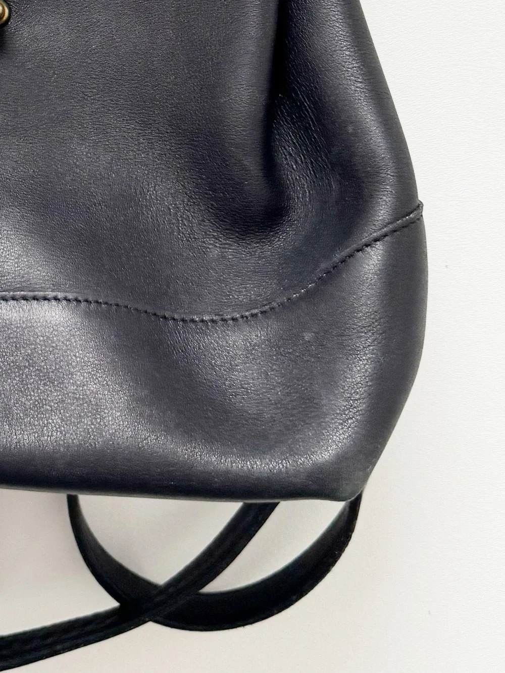 Coach Vintage 9791 Black Leather Daypack Backpack Purse - Picture 12 of 14